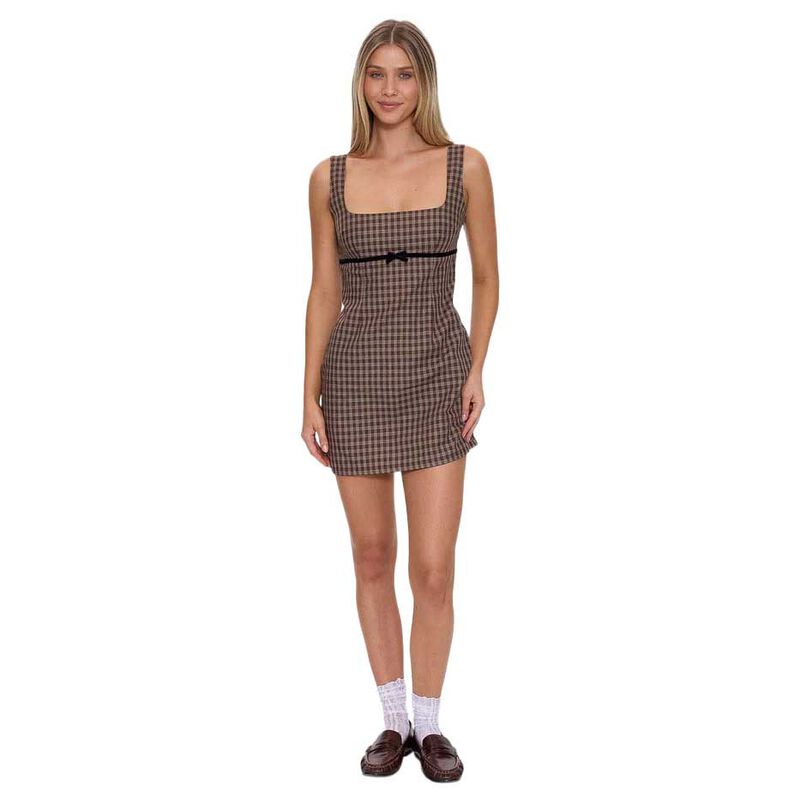 Thrills State Of Mind Check Dress image number 0